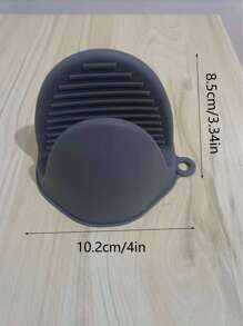 2pcs/1set High Heat Resistant Silicone Gloves And Non-slip Insulated Clips For Baking, Oven, Microwave