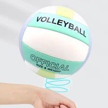5號排球,適用於學生、青年,軟/硬材質,適合訓練和比賽 - 紫色 - 查看 4