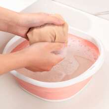 1 Miếng Có thể mang đi & Xô có thể gập lại Với Đa chức năng Đối với Mang Nước , Rửa Ô tô/xe hơi , Đi du lịch , Câu cá  , Bàn chải làm sạch , Các hoạt động ngoài trời - Xám - Xem 7