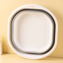 1 Miếng Có thể mang đi & Xô có thể gập lại Với Đa chức năng Đối với Mang Nước , Rửa Ô tô/xe hơi , Đi du lịch , Câu cá  , Bàn chải làm sạch , Các hoạt động ngoài trời - Xám - Xem 3