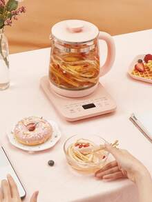 1pc PP Electric Kettle, Modern Multi-function Thickened Electric Kettle For Home - Pink - View 2
