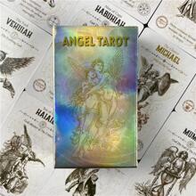Angel Tarot Card Deck Holographic Laser Effect - Black - View 4
