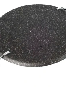 Sartén Redondo Tipo Comal Mármol 34.5 cm Antiadherente Swiss Silver - Negro - Ver 8