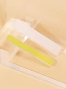 Nano Glass Nail Shiner, 1pc Minimalist, Nail File For Natural Fingernails Toenail - Yellow - View 6