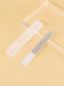 Nano Glass Nail Shiner, 1pc Minimalist, Nail File For Natural Fingernails Toenail - Yellow - View 5
