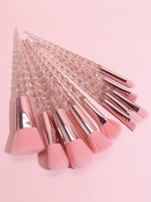 Bộ 10 cọ trang điểm chuyên nghiệp bao gồm cọ má hồng, cọ phấn phủ, cọ phấn mắt và cọ trang điểm mặt. Bộ cọ trang điểm, bộ dụng cụ trang điểm, bộ trang điểm hoàn chỉnh, bộ cọ trang điểm, bộ trang điểm đầy đủ, bộ cọ, bộ cọ trang điểm, bộ quà tặng trang điểm, bộ sản phẩm, quà tặng kèm, cọ trang điểm chuyên nghiệp, bộ trang điểm hoàn chỉnh. - Hồng - Xem 6