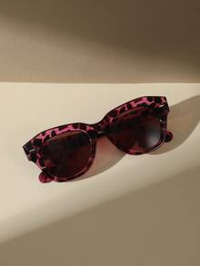 1 副女式時尚塑膠貓眼框眼鏡附處方鏡片 - 彩色 - 查看 3