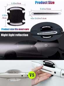 8pcs Car Door Reflective Sticker