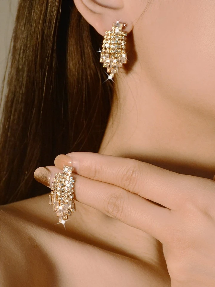 statement earrings evening
