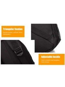 1 件户外休闲实用防水耐磨单反相机背包 - 酒紅色 - 查看 5