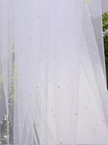 1 Vải Lưới Hình Thoi Màu Trắng Mềm Mại Cho Váy Cưới, Trang Phục Trang Trọng, Trang Trí Sân Khấu - trắng - Xem 7