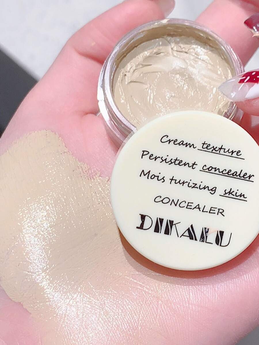 DIKALU 奶油遮瑕,1入組持久防水高度色素沉著臉部化妝產品 - 裸色 - 查看 1