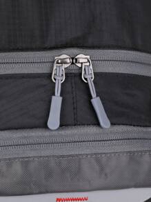 大容量超輕戶外遊玩後背包,雙肩包 - 黑色 - 查看 6