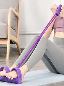 1入組健身器材家用的緊張繩索輔助瑜伽健身減肥薄腹部反抗皮帶拉繩索反抗鍛煉腹部腰手臂腿拉伸減肥訓練