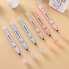 6 cái/bộ bút hoạt hình hình bàn chân mèo phát sáng trong bóng tối - Màu be - Xem 3