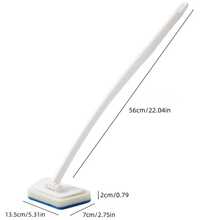 1入組PP浴缸刷,現代白色梯形設計刷 - 白色 - 查看 3