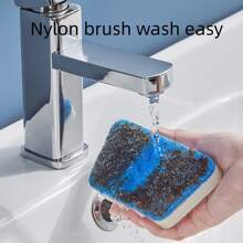 1入組PP浴缸刷,現代白色梯形設計刷 - 白色 - 查看 7