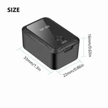 小型gps追蹤器,強力磁吸防盜汽車wifi定位gps定位器,lbs應用程式控制,內置電池,圍欄防護,智能追蹤,適用於老人、兒童、寵物防丟失 - 黑色 - 查看 10