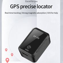 小型gps追蹤器,強力磁吸防盜汽車wifi定位gps定位器,lbs應用程式控制,內置電池,圍欄防護,智能追蹤,適用於老人、兒童、寵物防丟失 - 黑色 - 查看 3