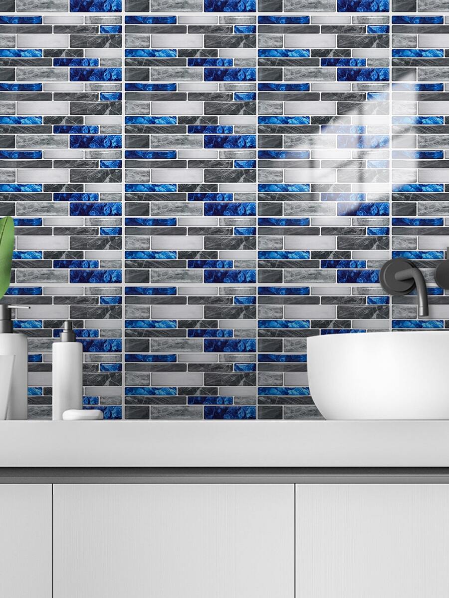 瓷磚貼紙,廚房貼紙,防油貼紙,牆貼,地面貼紙 - 彩色 - 查看 1