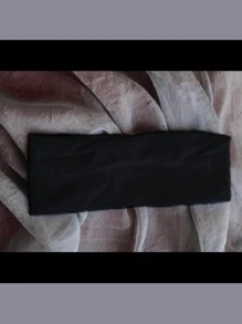 Bandas Para El Cabello Elástico Para Cualquier Actividad Gym, Correr, Yoga, Baloncesto, Fútbol, Ejercicios - Negro - Ver 3