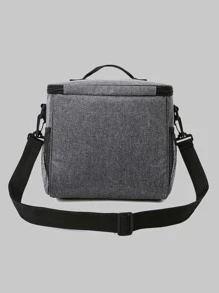 QYeah Random 1pc Thickened Waterproof Insulated Shoulder Crossbody Cooler Bag, Portable Lunch Box, Outdoor Picnic Bag, Student Bento Bag