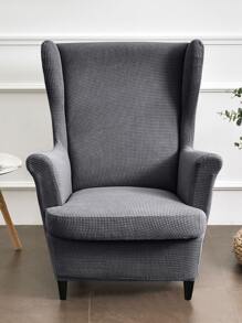 1套絨面提花彈性寵物友好型防刮花翼形虎凳沙發套