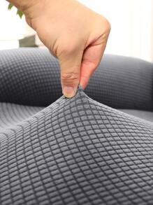 1套絨面提花彈性寵物友好型防刮花翼形虎凳沙發套