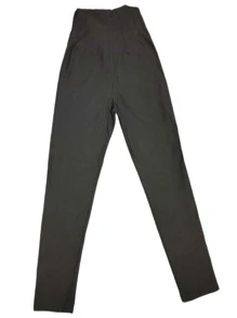 Pantalon de pinzas para dama - Negro - Ver 8