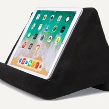 1入組多角度手機支架枕頭 - 黑色 - 查看 2