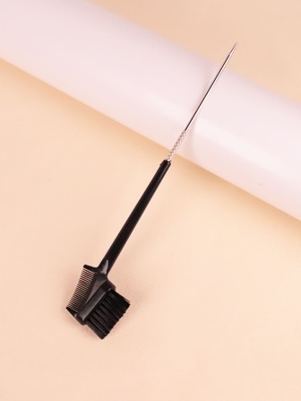 1pc Natural Hair Styling Edge Control Brush With Steel Pin Hair Brush Comb, Hair Brush, Comb, Hair Tools, Hair Products And Accessories For Barber Salon Beauty Travel Essentials, Back To School, Travel Holiday Essentials, Hair Accessories For Women, Brush, Hair Brushes, Hair Brush, Detangling Brush, Ball Brush, Mini Hair Brush, Hair Brush Set, Wooden Comb, Hair Brush, Mini Hair Brush, Detangling Brush, Hair Brushes, Hair Hair Products, Hair Tools, Hair Stuff, Hair Care, Curly Hair Brush, Hairdressing Equipment,Hair Brush,Slick Back Brush,Styling Brush,Curly Hair Brush,Edge Brush,Hair Comb,Brush Hair,Hair Brush Set,Comb Hair,Comb For Curls,Detangling Brush,Hair Brush For Women,Hair,Travel,Hair Products,Hair Tools,Hair Stuff,Barber,Barber Accessories,Barbershop,Hairdressing Equipment