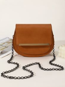 120cm簡約風和時尚金屬質感肩帶 - 黑色 - 查看 3