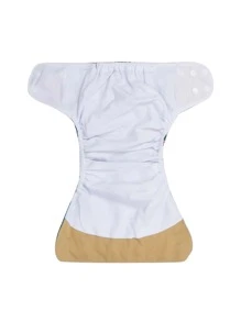 Happy Flute 4pcs Rabbit & Carrot Pattern Waterproof Breathable Cloth Diapers For Babies - Multicolor - View 4