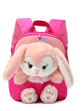 孩子們防水卡通兔子裝飾後背包