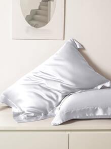 1 pieza de moda estilo simple unicolor seda de hielo Sobre Funda para almohada , agradable para la piel cómodo transpirable Funda para Funda para sofá , sala de estar , dormitorio , oficina , Textiles para el hogar - Multicolor - Ver 4