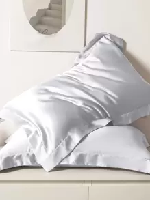 1 pieza de moda estilo simple unicolor seda de hielo Sobre Funda para almohada , agradable para la piel cómodo transpirable Funda para Funda para sofá , sala de estar , dormitorio , oficina , Textiles para el hogar - Multicolor - Ver 1