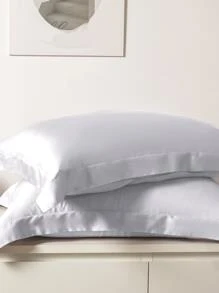 1 pieza de moda estilo simple unicolor seda de hielo Sobre Funda para almohada , agradable para la piel cómodo transpirable Funda para Funda para sofá , sala de estar , dormitorio , oficina , Textiles para el hogar - Multicolor - Ver 3