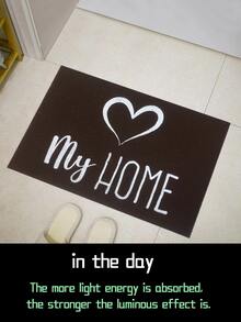 Wear-resistant Non-slip Ultra Thin Polypropylene Luminous Floor Mats - Coffee Brown - View 5