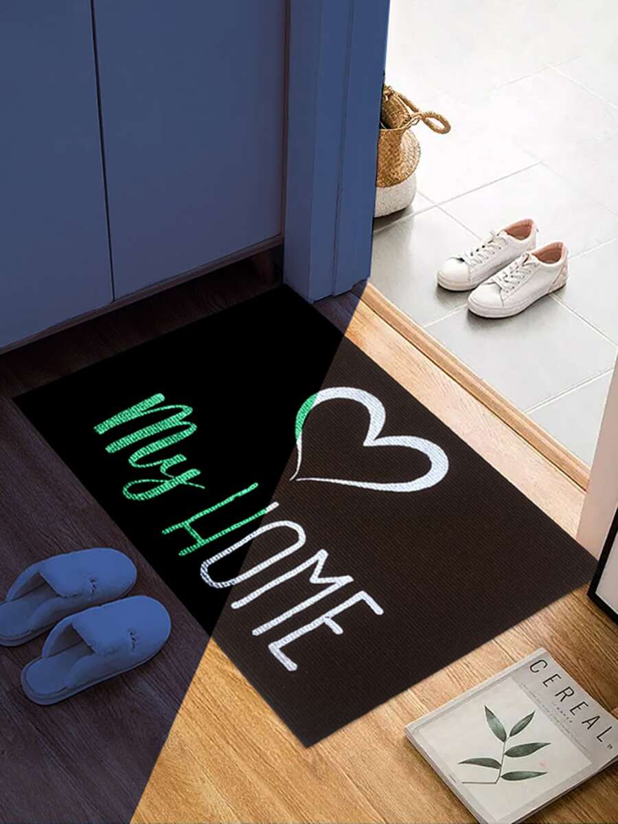 Wear-resistant Non-slip Ultra Thin Polypropylene Luminous Floor Mats - Coffee Brown - View 1