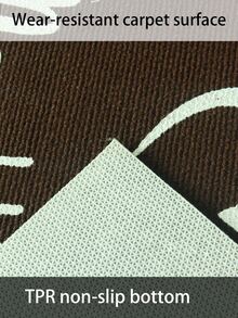 Wear-resistant Non-slip Ultra Thin Polypropylene Luminous Floor Mats - Coffee Brown - View 7