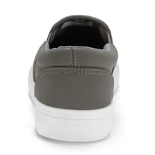 JENN ARDOR Women's Slip On Sneakers Fashion Flats Comfortable Casual Walking Shoes - 灰色 - 查看 3