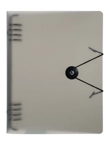 A5 Transparent Notebook Cover Loose Leaf Refill Notebook Cover Loose Leaf Clipboard - Black - View 3