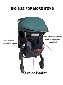 更大全部包適合汽車座椅 - 黑色 - 查看 2