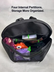 更大全部包適合汽車座椅 - 黑色 - 查看 3