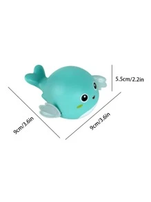 1 pieza Juguete de color al azar baño de bebe delfín para jugando en agua - Multicolor - Ver 4