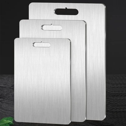 1 件家用不锈钢砧板，防霉，双面砧板