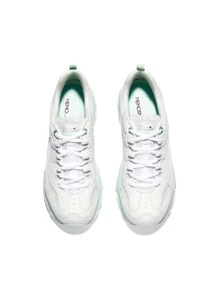 Skechers D'Lites 1.0 Women's Breathable Casual Shoes,Soft Comfortable Sneakers 896192-WMT - White - View 3