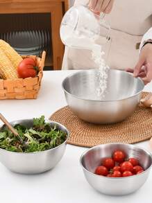 1入組不銹鋼沙拉碗 - 金色 - 查看 6