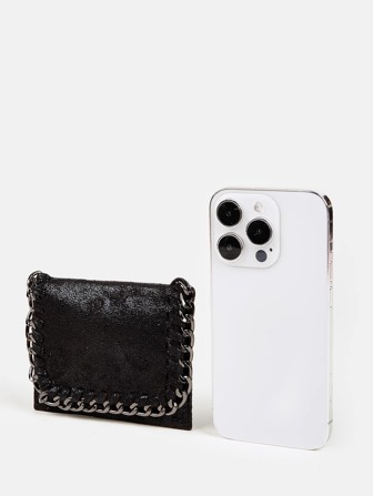 กระเป๋าสตางค์สไตล์ Y2k แฟชั่นสั้นแบบมาลิสต์ประดับด้วยโซ่ กระเป๋าสตางค์บาง น้ำหนักเบา พกพาสะดวกกระเป๋าใส่เหรียญ กระเป๋าเงินสั้น กระเป๋าเล็ก กระเป๋าสตางค์ เหมาะเป็นของขวัญวันเกิด วันแห่งความรัก ให้แก่ผู้หญิง สาว ผู้ชาย นักเรียนมัธยม วิทยาลัย ของขวัญครู ของขวัญแฟน กระเป๋าขนาดพกพา กระเป๋าใส่บัตร กระเป๋าใส่บัตรธุรกิจ กระเป๋าใส่บัตรเครดิต กระเป๋าใส่บัตรสำหรับผู้หญิง กระเป๋าสตางค์ขนาดเล็ก กระเป๋าสตางค์