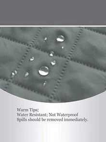 1pc Waterproof Plaid Sofa Cushion Cover For Dogs, Furniture Protector - Grey - View 3